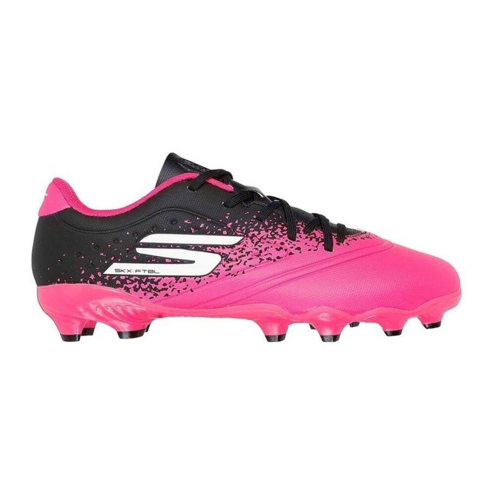 Skechers Childrens/Kids Razor Firm Ground Football Boots / Black/Pink